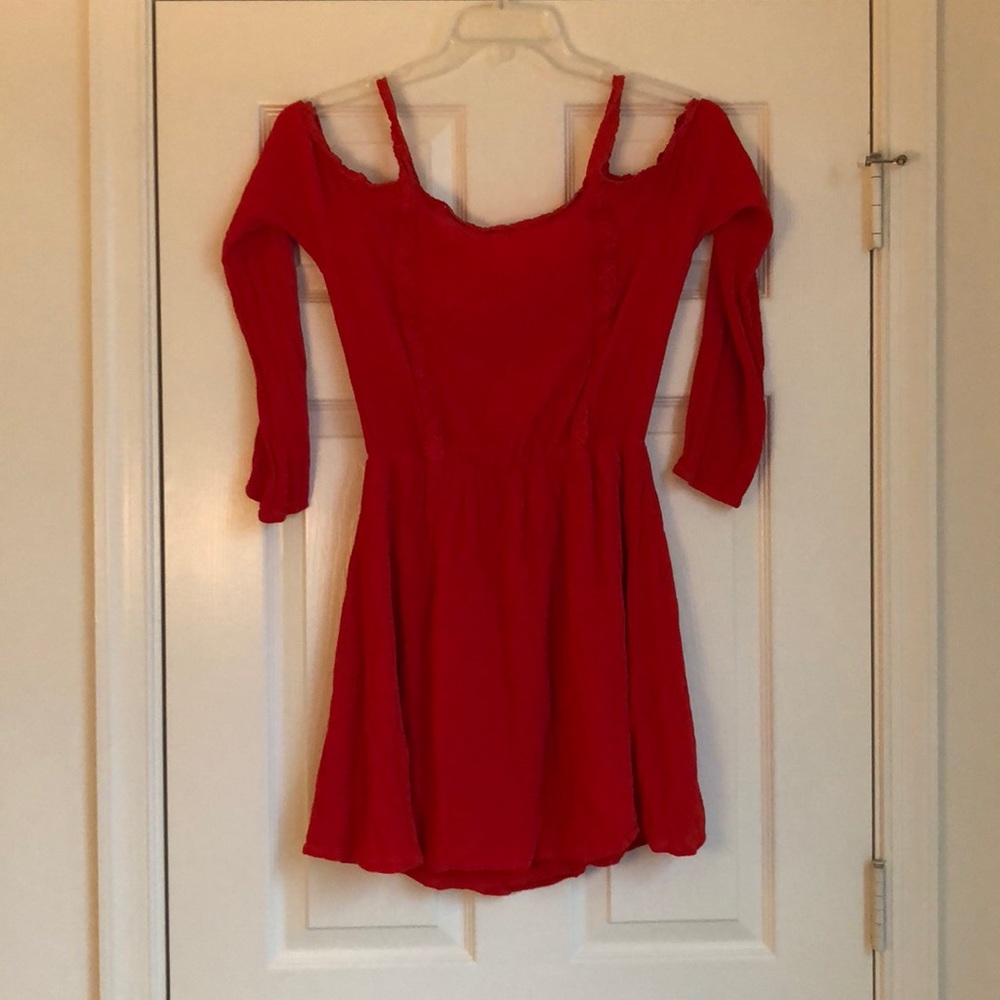 Red summer dress (never worn)